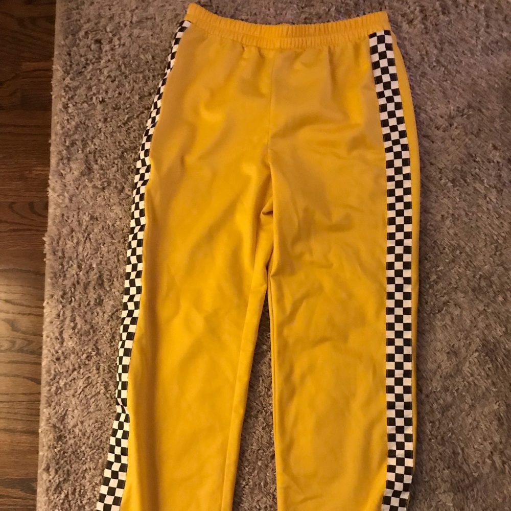 Yellow Checkered Pants!